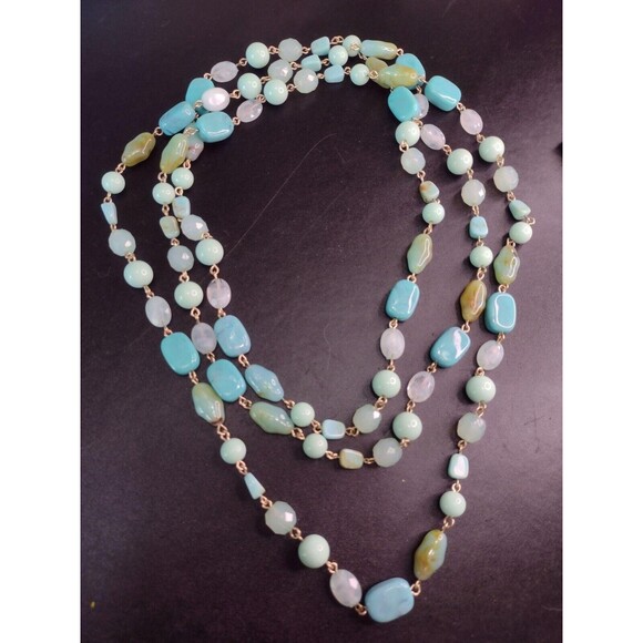 Vintage long bead necklace 70" - Picture 1 of 8
